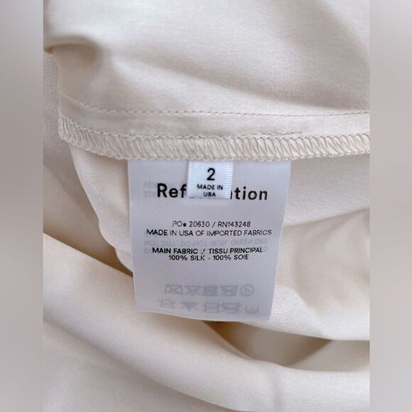 Reformation Carrara dress in almond NWT - Picture 9 of 9